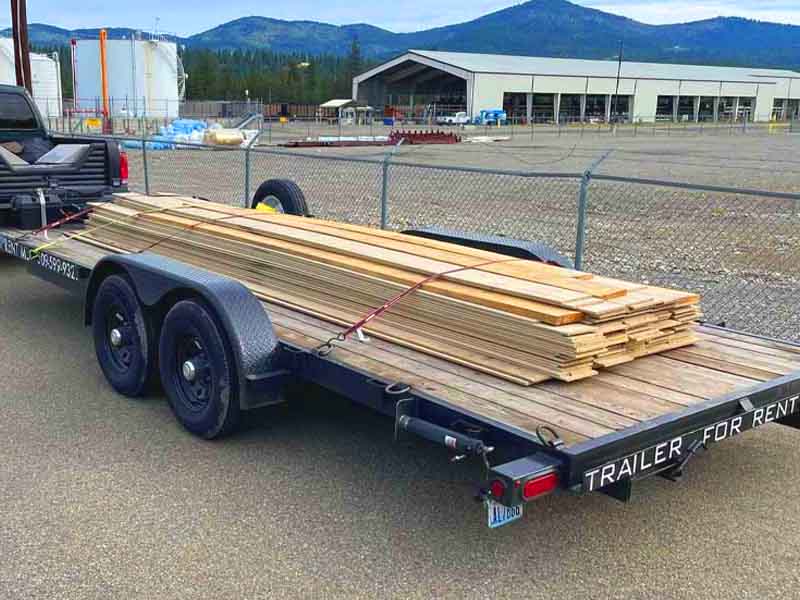 Multi-purpose trailer rental for diverse hauling needs throughout Spokane County and Eastern Washington