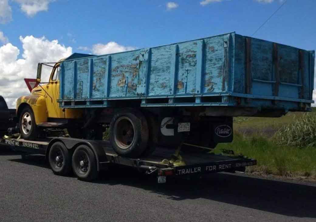 heavy trailer towing spokane rental